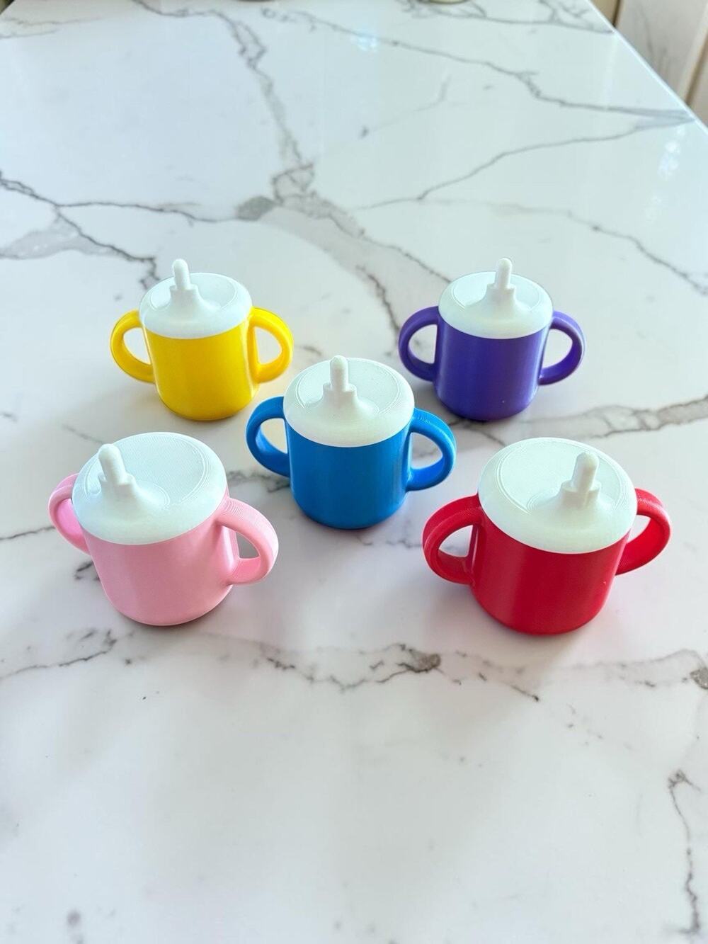 Cabbage Patch Kid Sippy Cup 3D Printed For Pacifier Mouth Dolls 5 Colors
